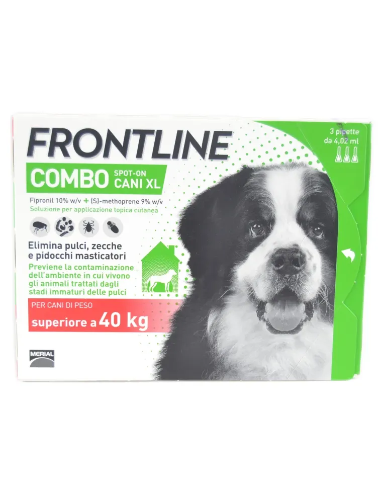 Frontline Combo Spot-On Cani XL Boehringer 3 pipette da 4.02 ml