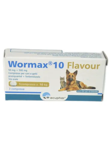 Wormax 10 Flavour Ecuphar 3 compresse