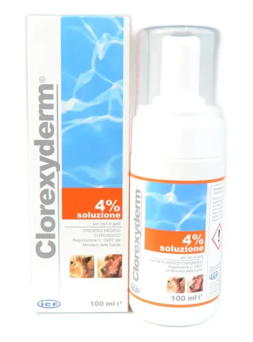 Clorexyderm Soluzione 4% ICF soluzione 100 ml erogatore schiuma