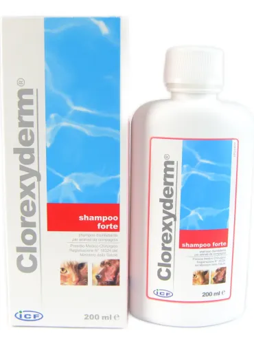 Clorexyderm Forte ICF shampoo 200 ml