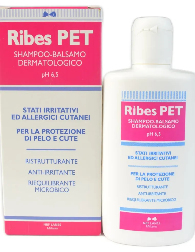 Ribes Pet Shampoo NBF 200 ml shampoo balsamo dermatologico
