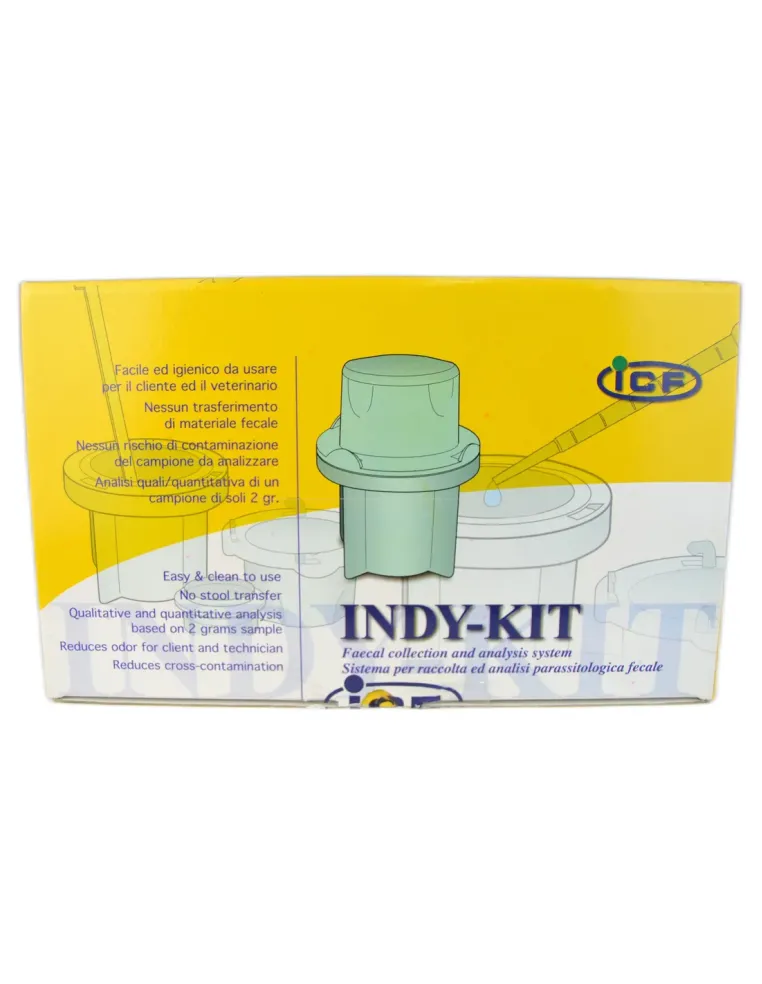 Indy Kit ICF 45 raccoglitori 3 ampolle 250 ml per analisi + contagocce