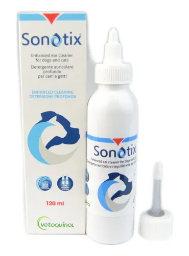Sonotix Vetoquinol 1 flacone 120 ml detergente auricolare