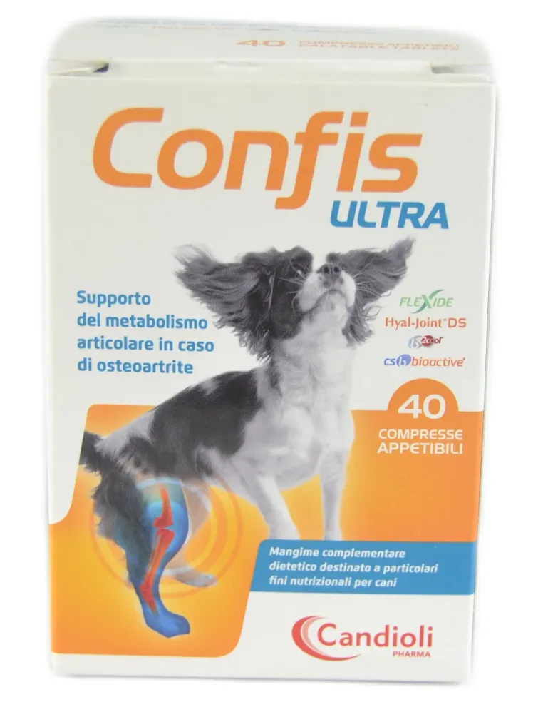 Confis Ultra Candioli 40 compresse appetibili da 2 g - 80 g