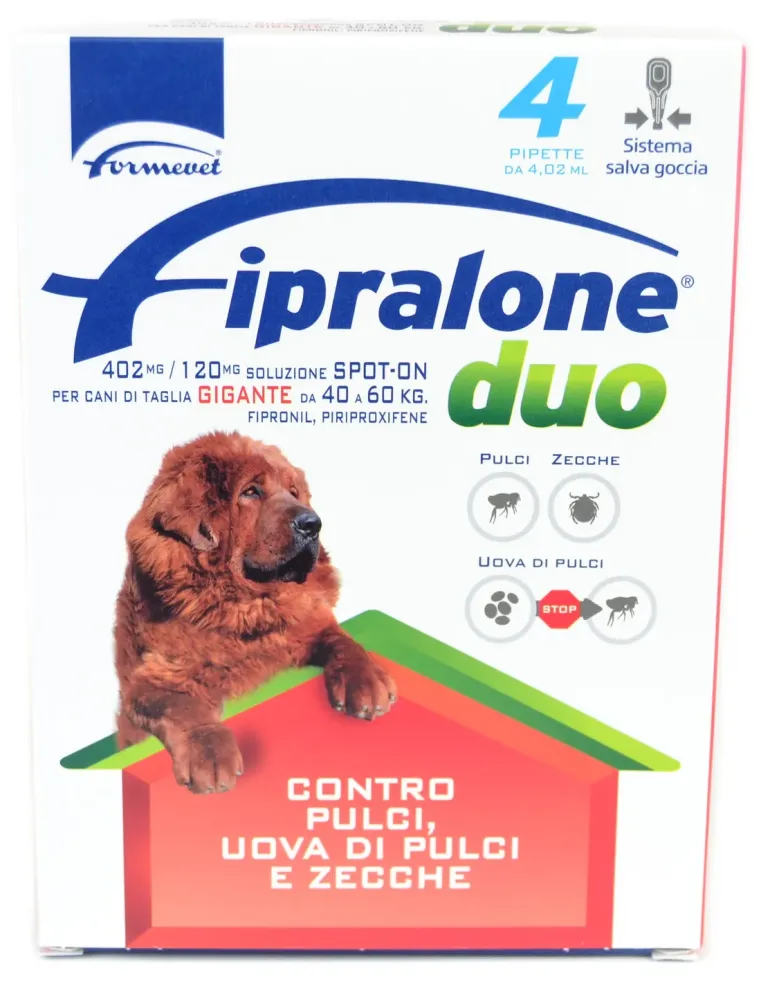Fipralone Spot-On Cani Formevet 4 pipette da 4.02 ml